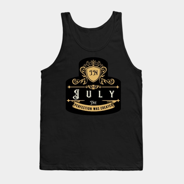 Born in july Tank Top by EMCO HZ 